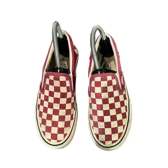 Vans Slip-On "Dry Rose" Checkered Sneakers Men's 4.5 / Women's 6.0 - Picture 4 of 9